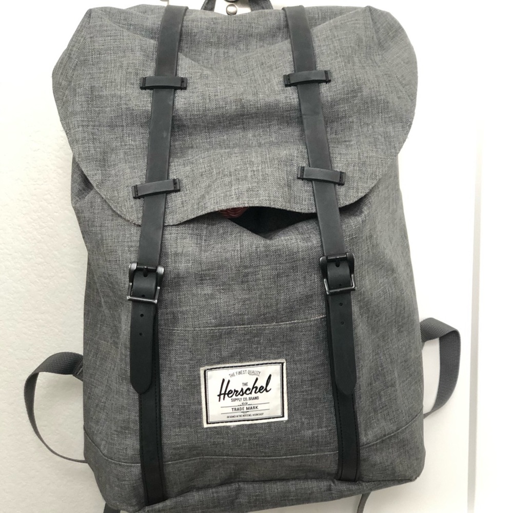 Grey Herschel backpack